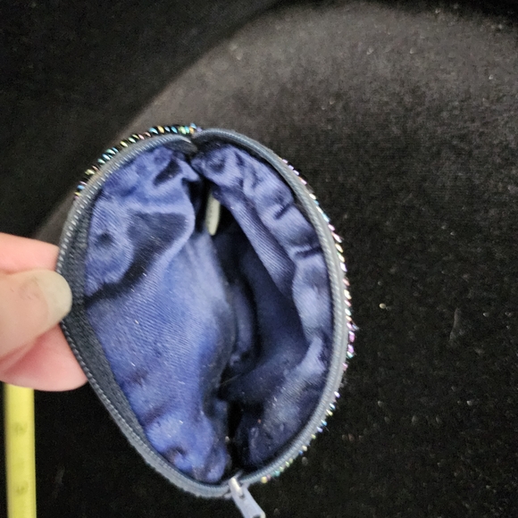 Multicolor Beaded  Coin Purse - Picture 3 of 5